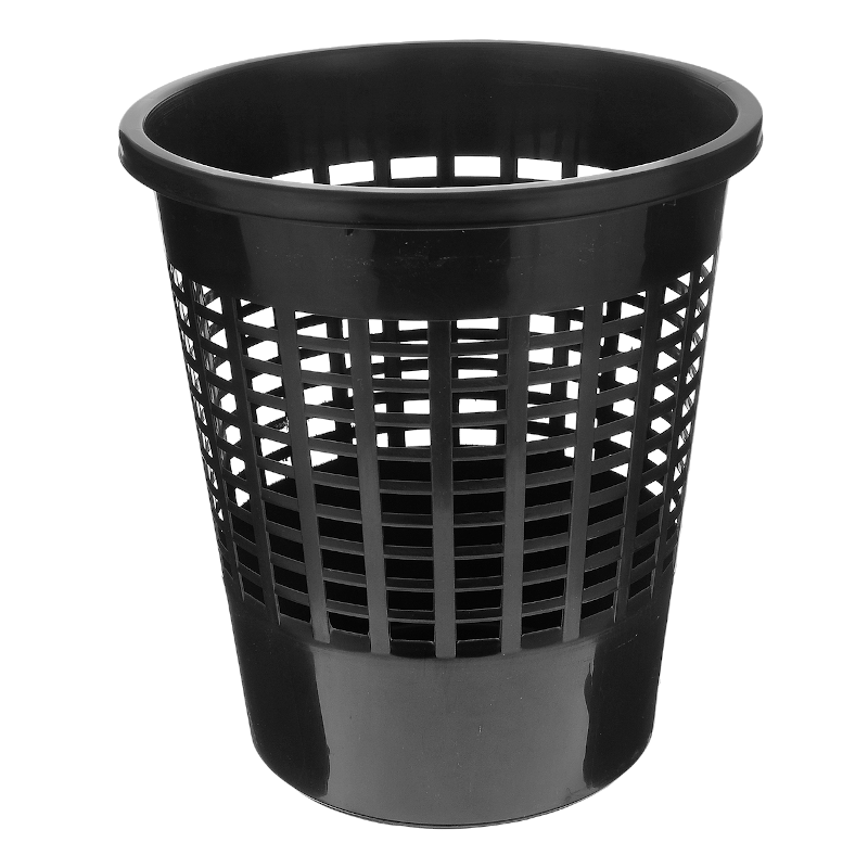 Кошик для паперу CURVER (04022-101), пластиковий, колір чорний, 10 л.